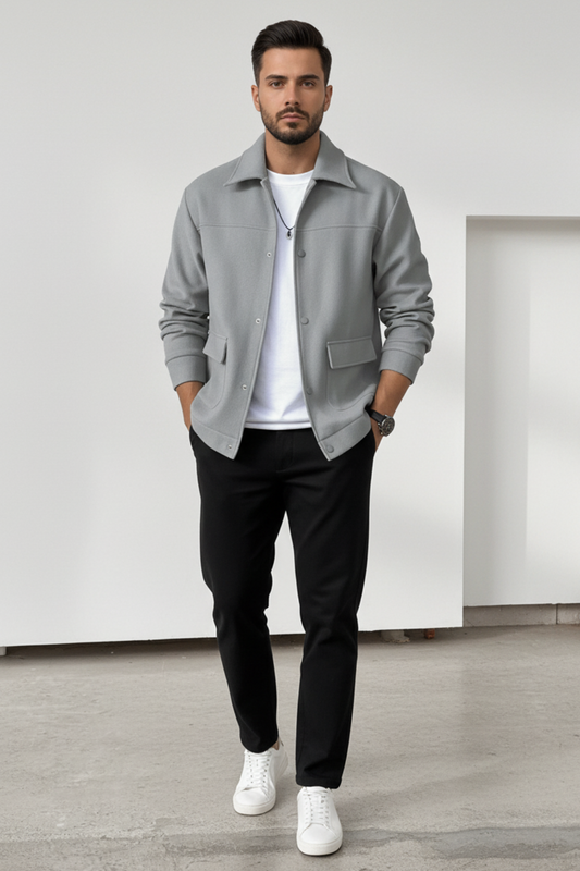 Relaxed Fit Mens Casual Blazer - OutfitLondon