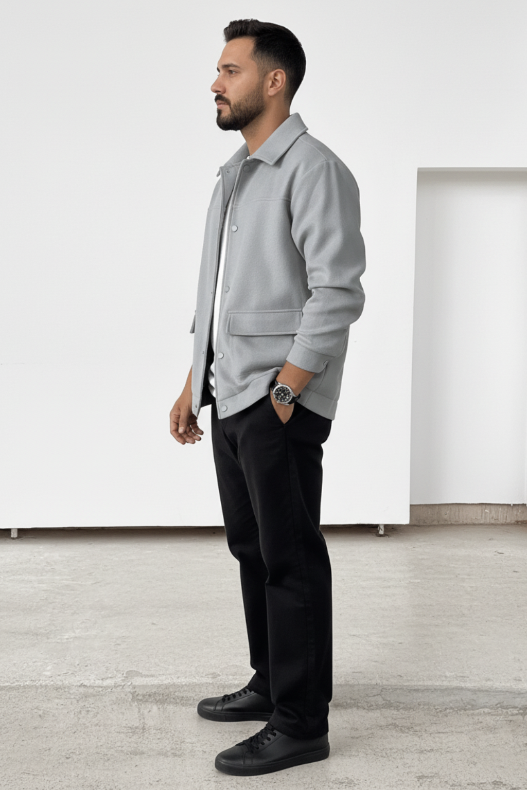 Relaxed Fit Mens Casual Blazer