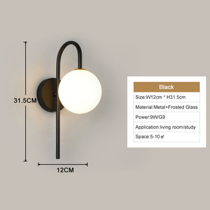 Modern LED Indoor Wall Light Fixtures for Home