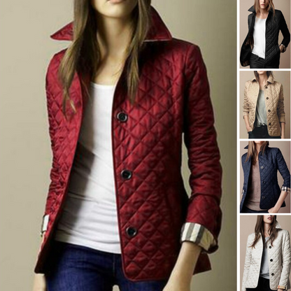 Women's Slim Water Resistant Padded Jacket - OutfitLondon