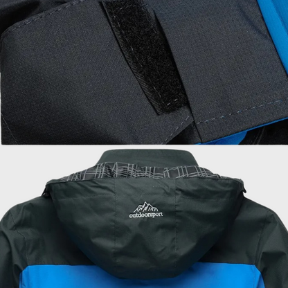 Waterproof Men's Windbreaker Jacket with Hood