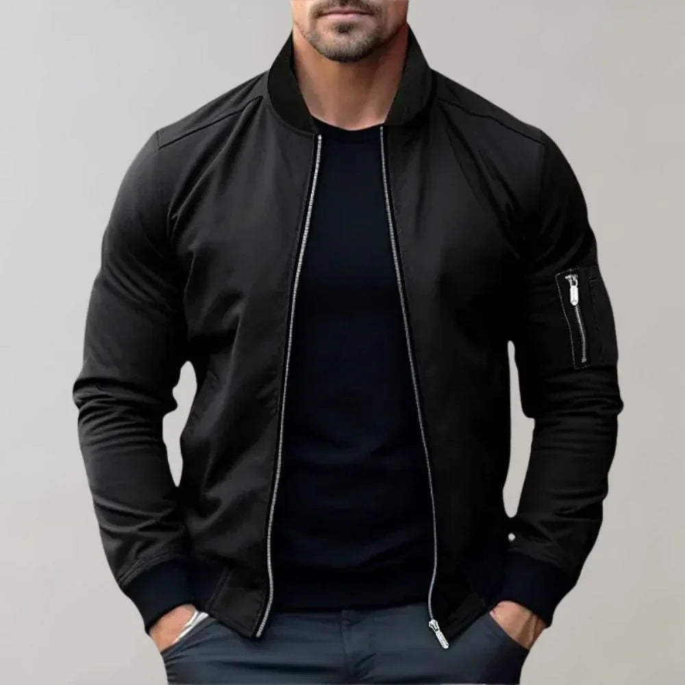 Men's Liam Bomber Jacket: Fashionable Fit