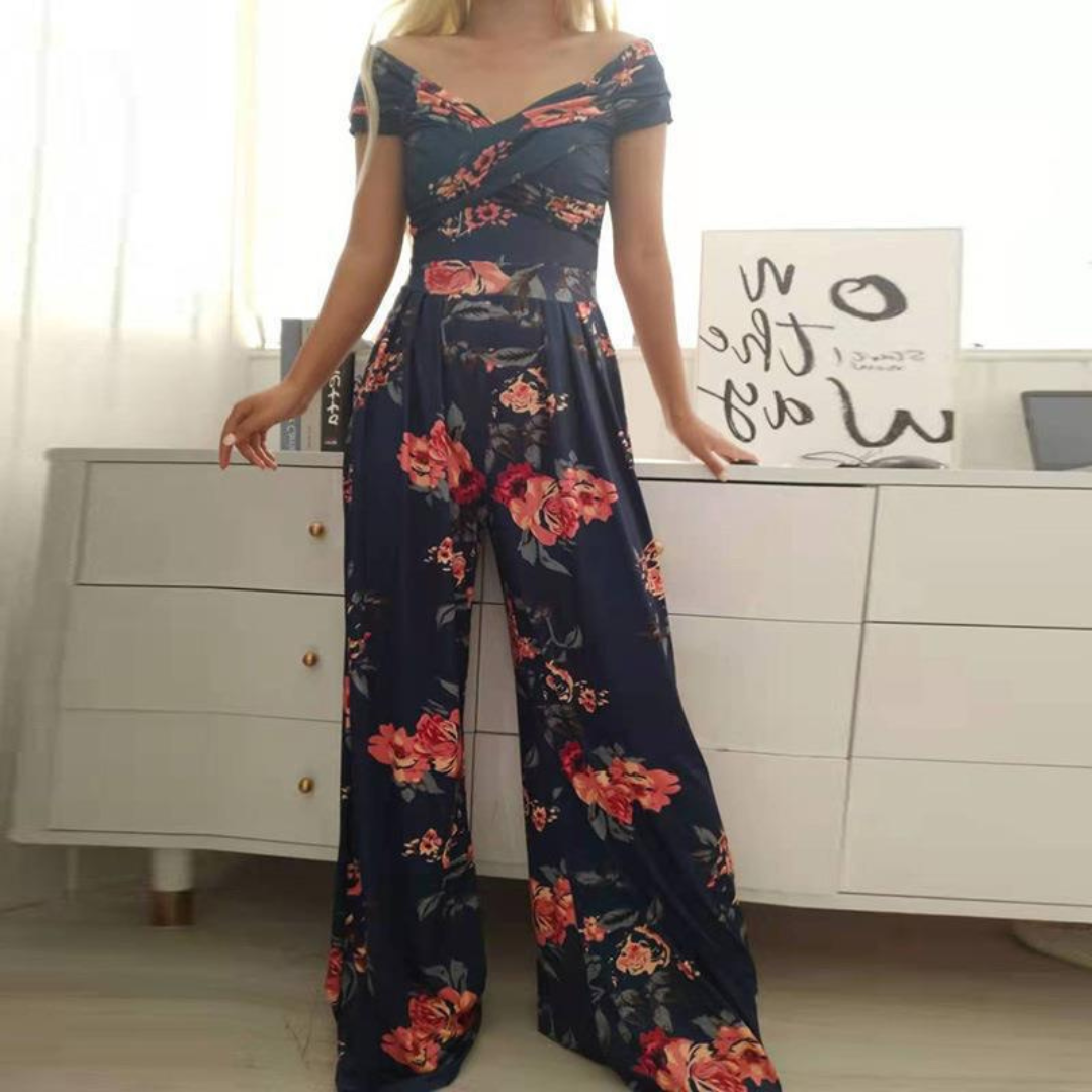 Trendy Summer Flowy Jumpsuit