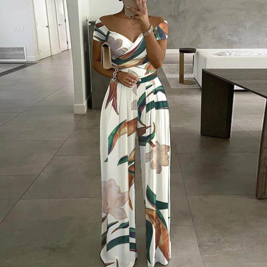 Trendy Summer Flowy Jumpsuit - OutfitLondon