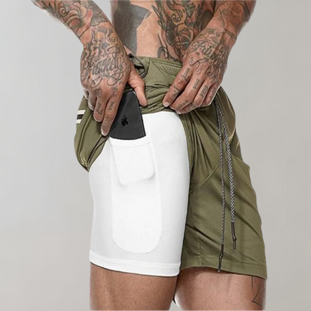 Sporty Men's Performance Running Shorts - OutfitLondon