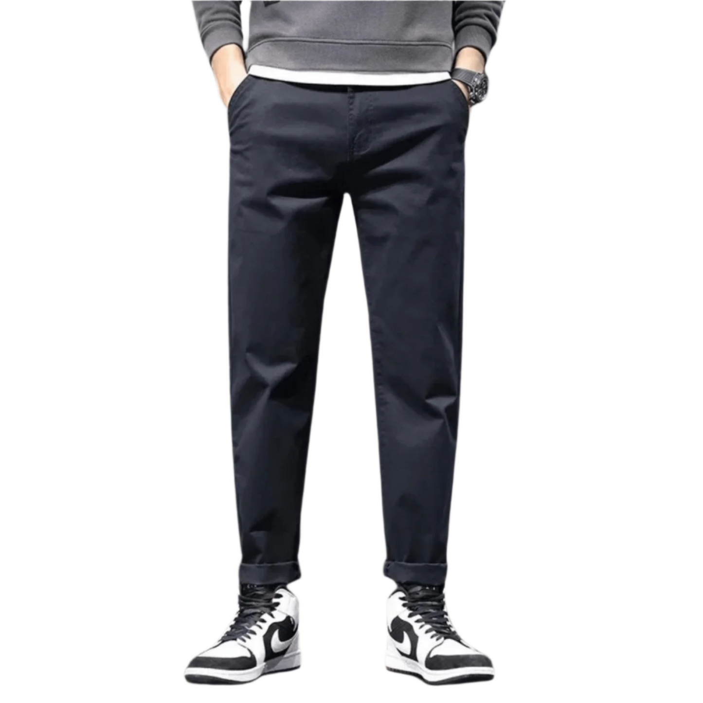 Relaxed Fit Mens Chino Pants - OutfitLondon