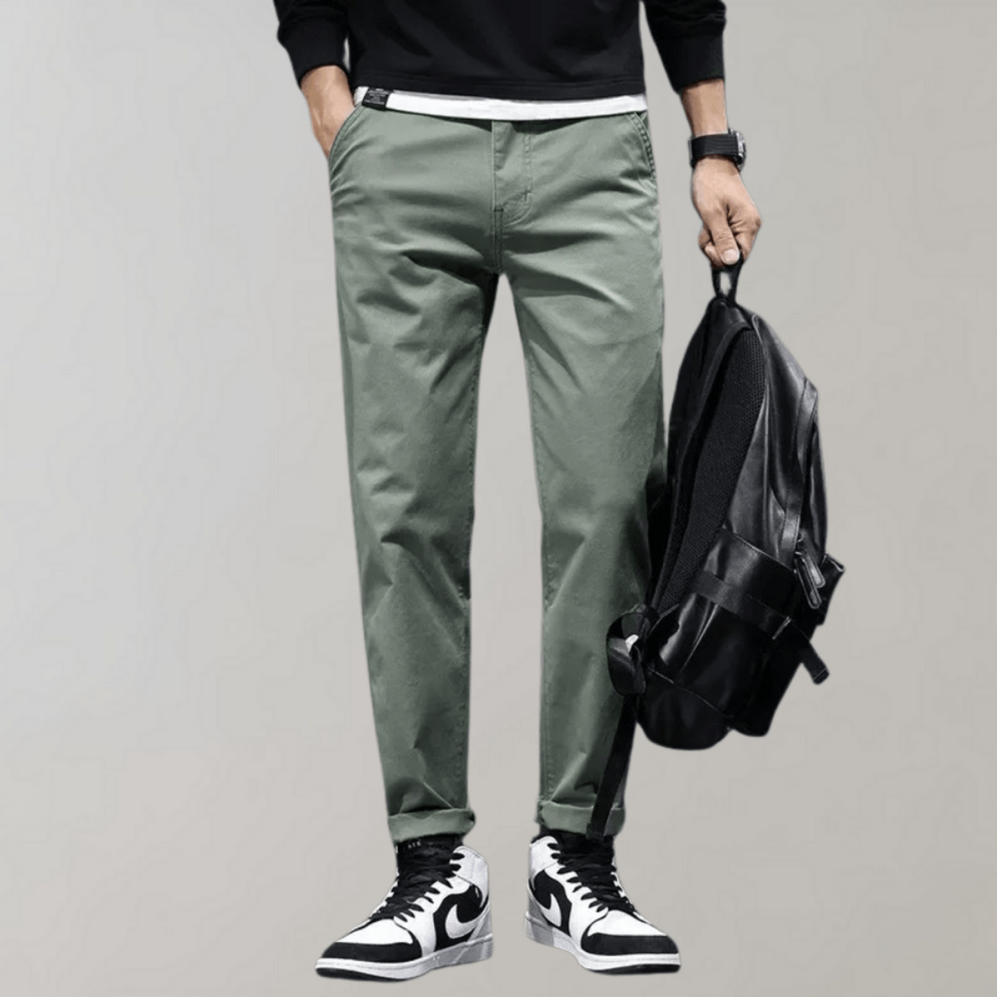 Relaxed Fit Mens Chino Pants