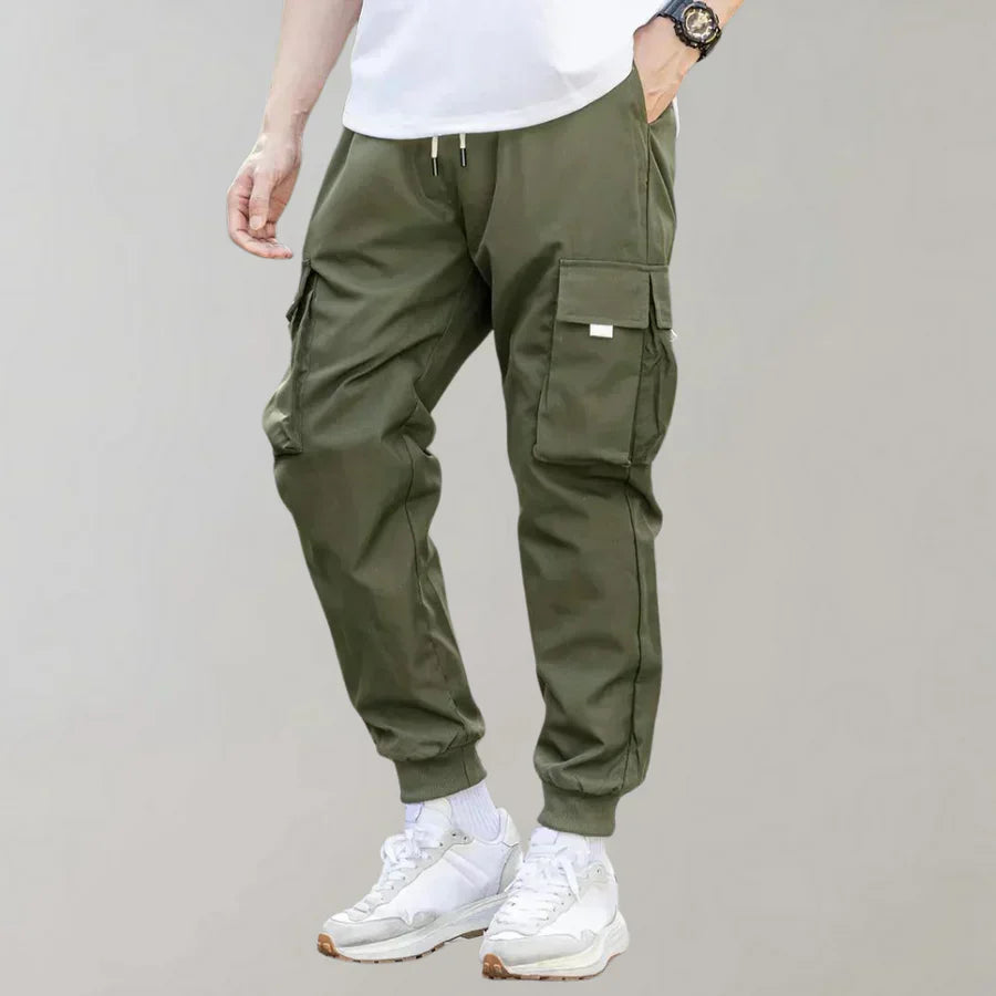 Comfortable Drawstring Joggers with Side Pockets