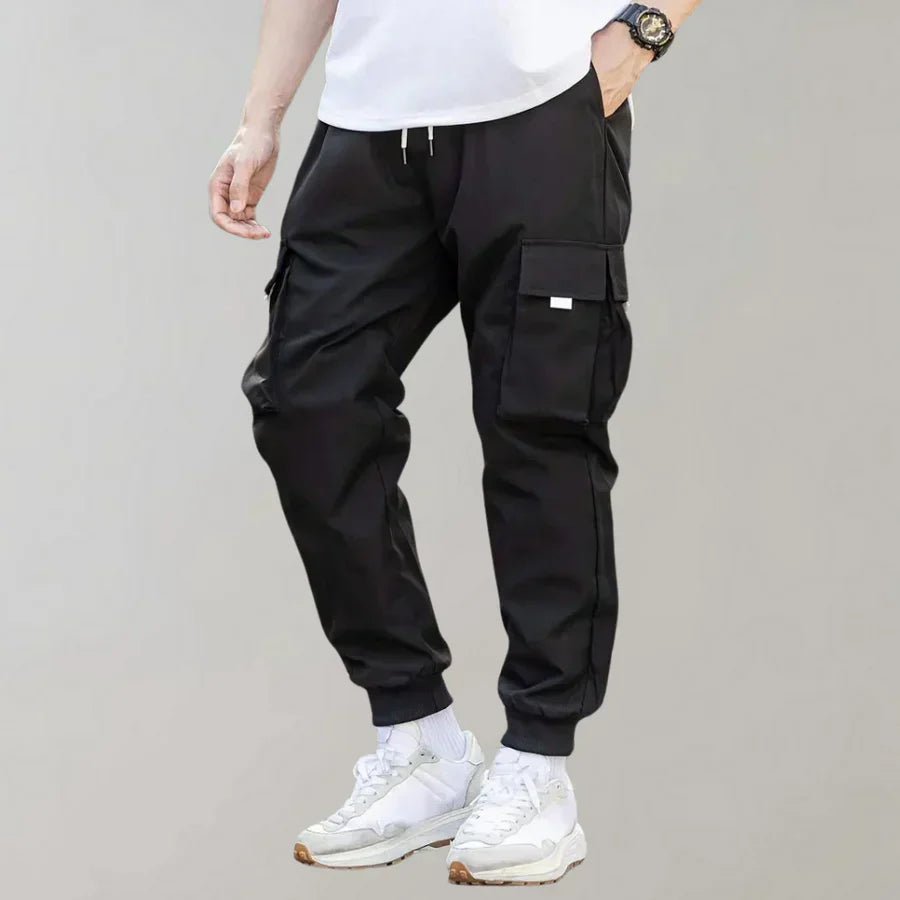 Comfortable Drawstring Joggers with Side Pockets