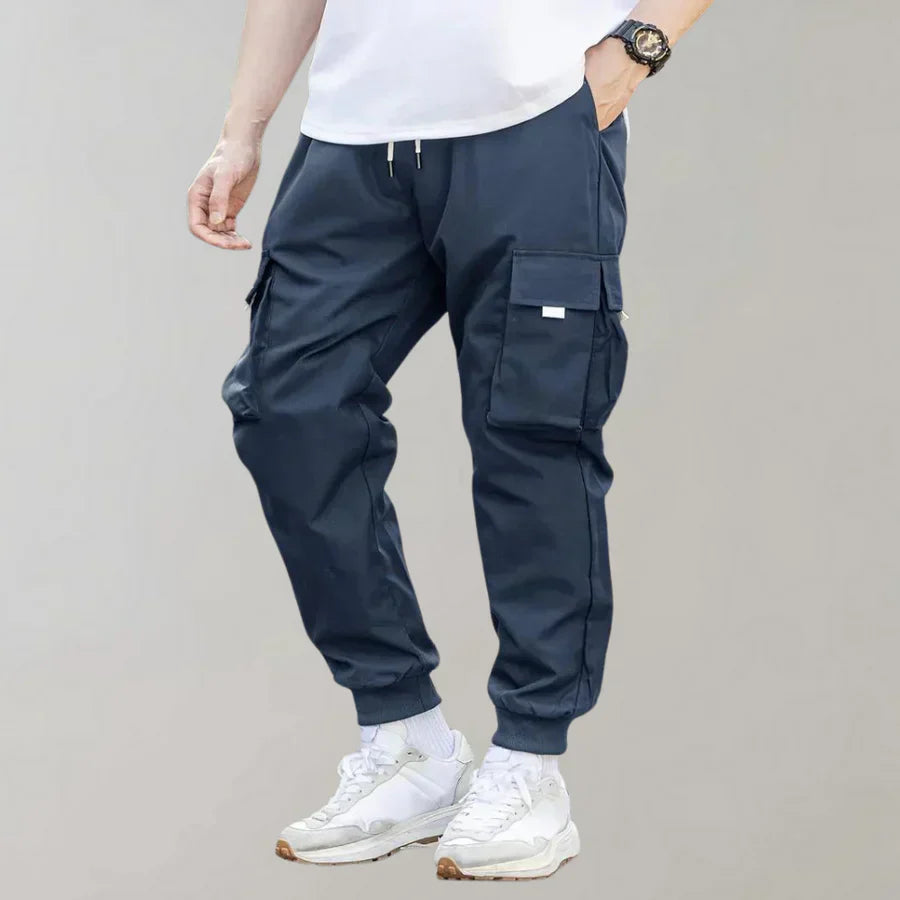 Comfortable Drawstring Joggers with Side Pockets