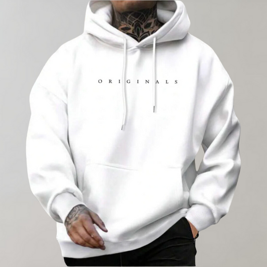 Comfortable Loose Fit Mens Streetwear Hoodie - OutfitLondon