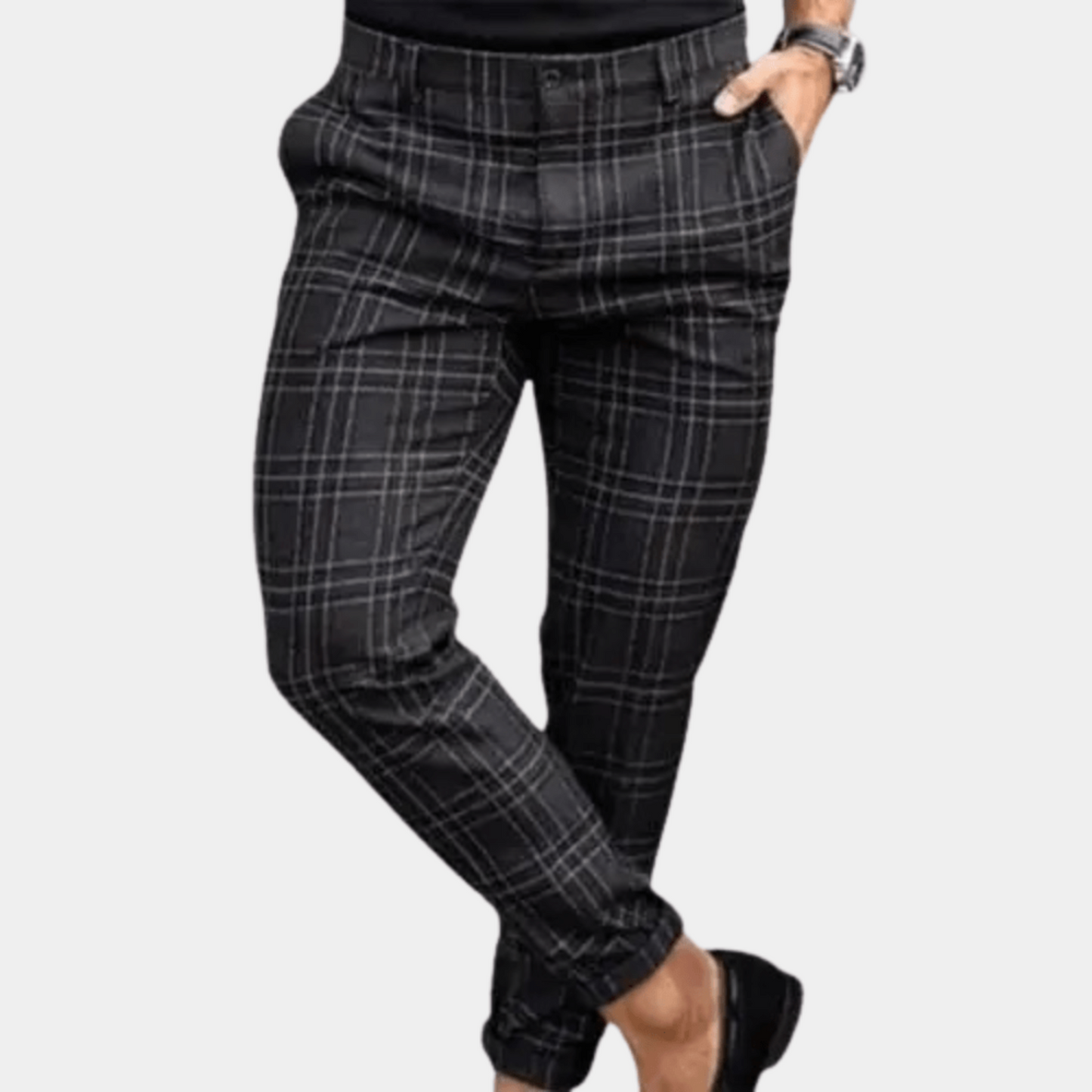 Tailored Classic Men's Formal Trousers