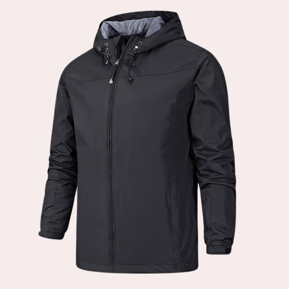 Water Resistant Mens Lightweight Windbreaker Coat