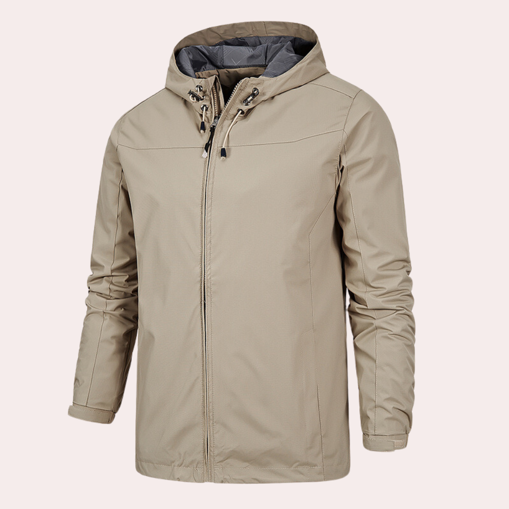 Water Resistant Mens Lightweight Windbreaker Coat