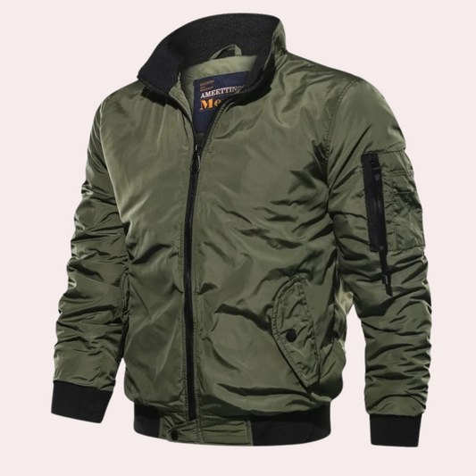Waterproof Mens Bomber Jacket Nicolas - OutfitLondon