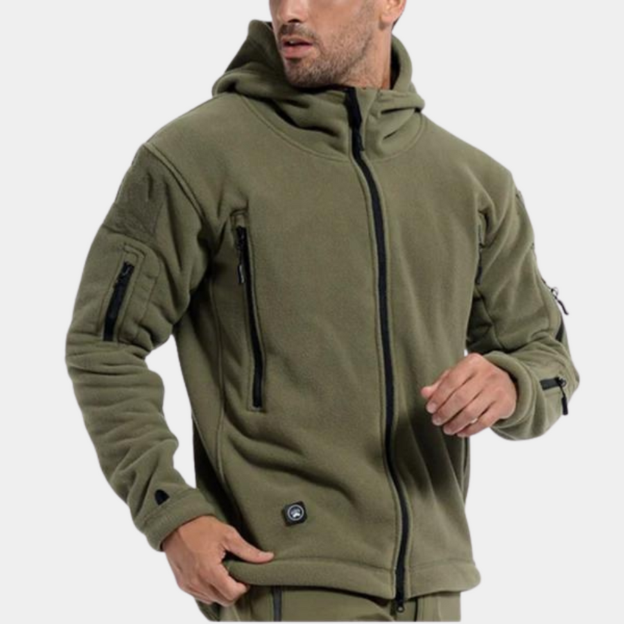 Soft Hooded Fleece Coat - OutfitLondon