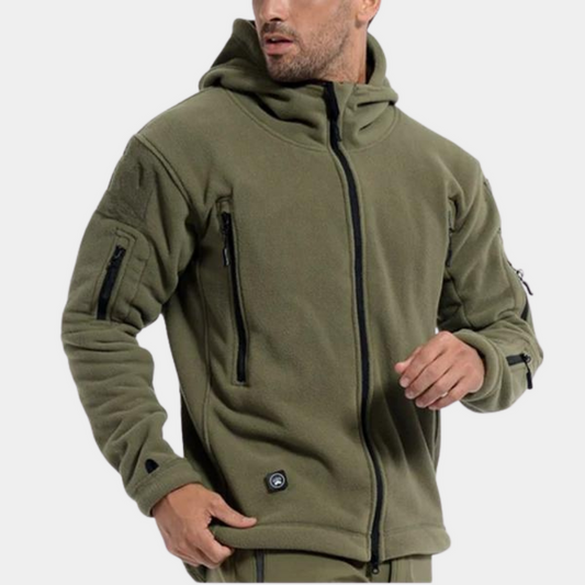 Soft Hooded Fleece Coat - OutfitLondon