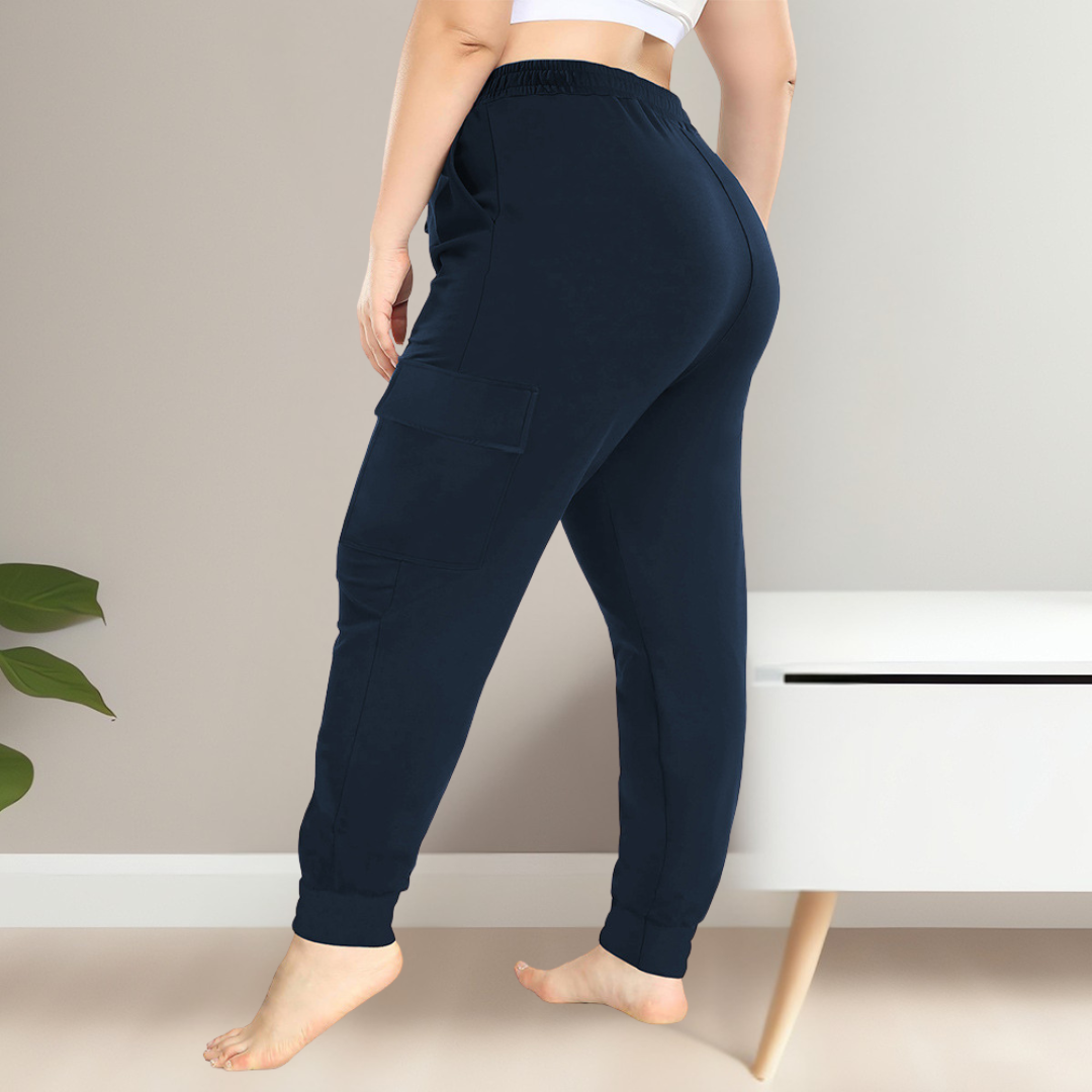Relaxed Fit Women's Cargo Pants Plus Sizes