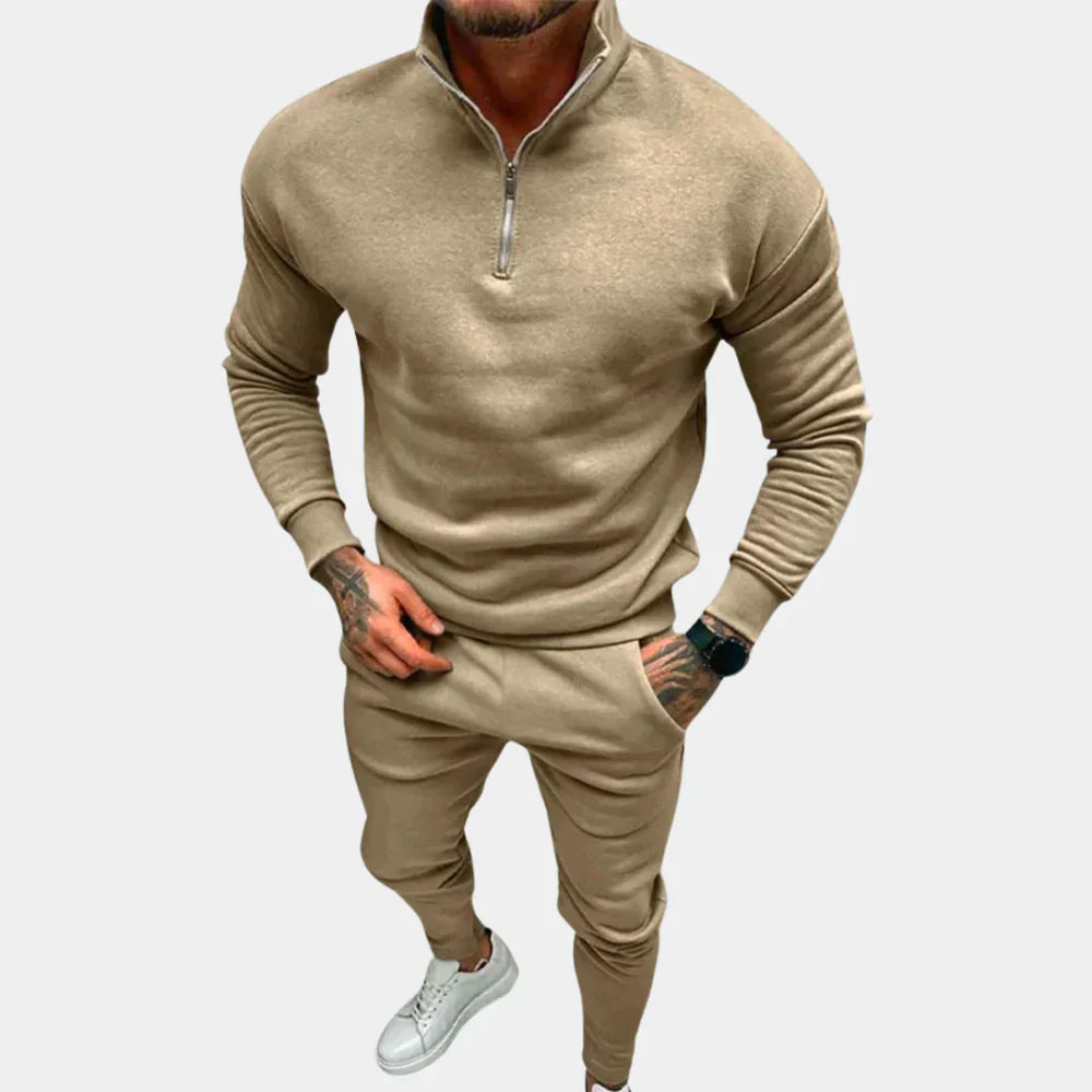 Men's Fitted Athletic Tracksuit
