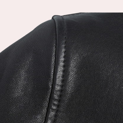 Vintage Style Biker Leather Jacket