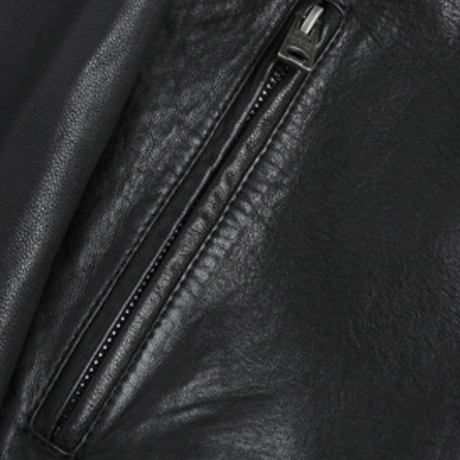 Vintage Style Biker Leather Jacket
