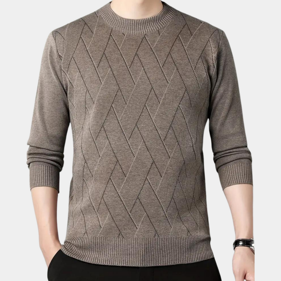 Fashionable Mens Crew Neck Sweater