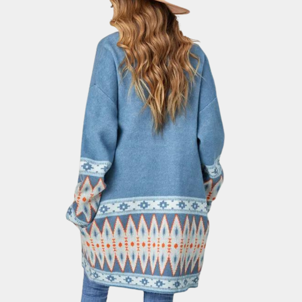 Women's Cozy Knit Cardigan in Soft Yarn