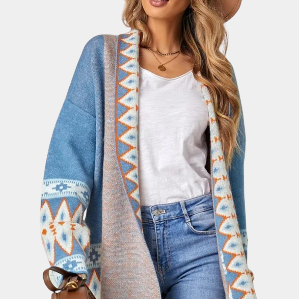 Women's Cozy Knit Cardigan in Soft Yarn - OutfitLondon