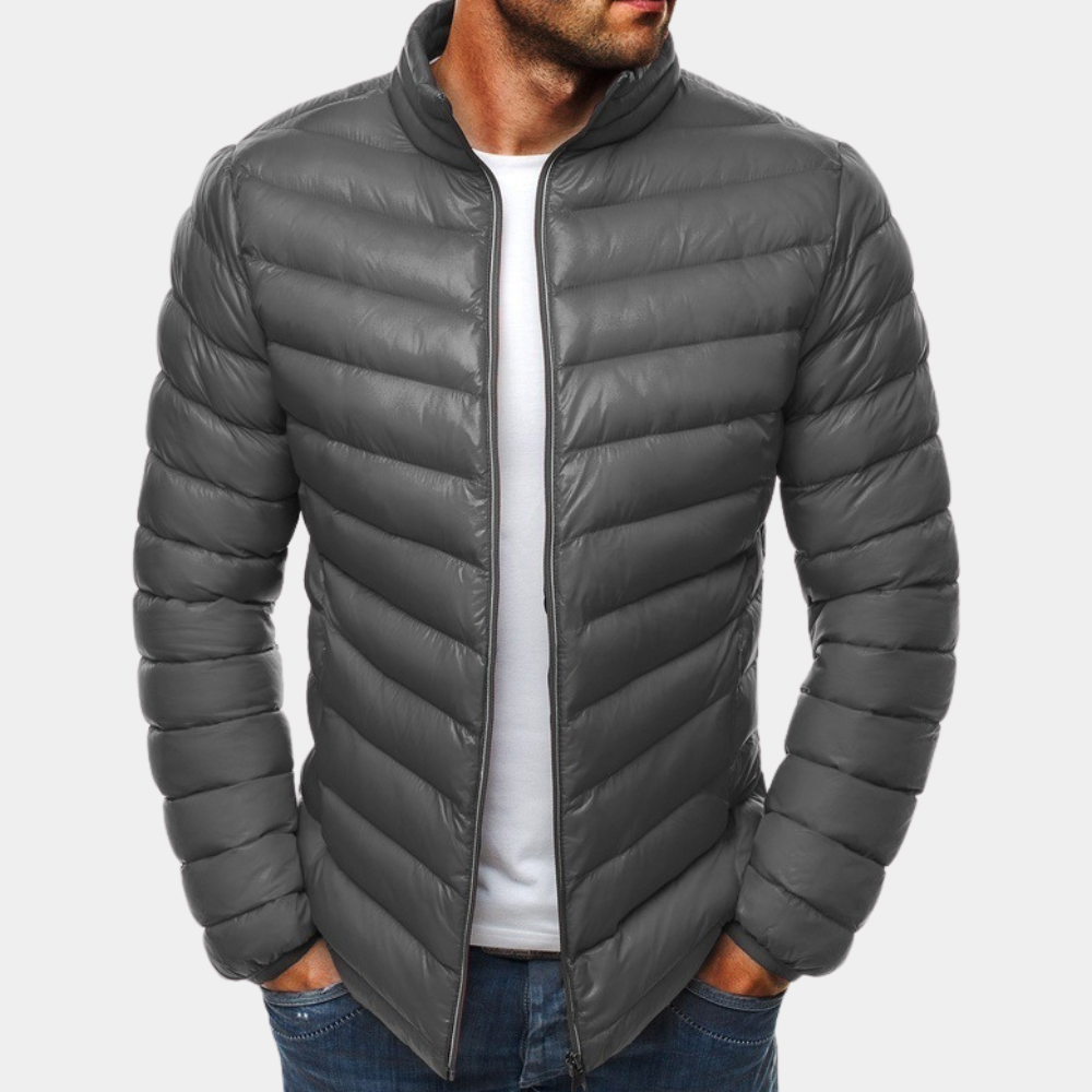 Premium Men's Quilted Down Puffer Jacket