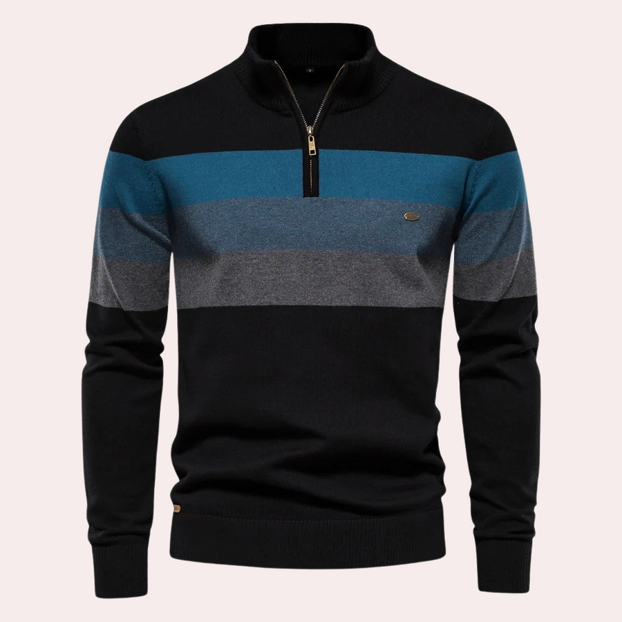Classic Calvin Klein Striped Crew Sweater