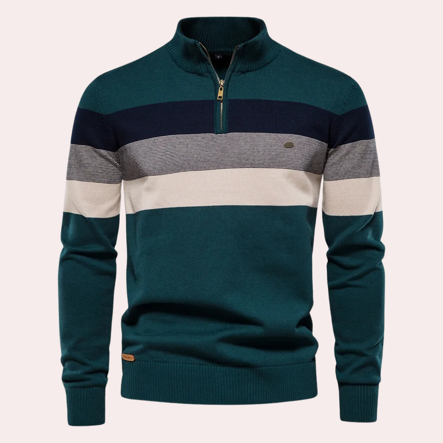 Classic Calvin Klein Striped Crew Sweater