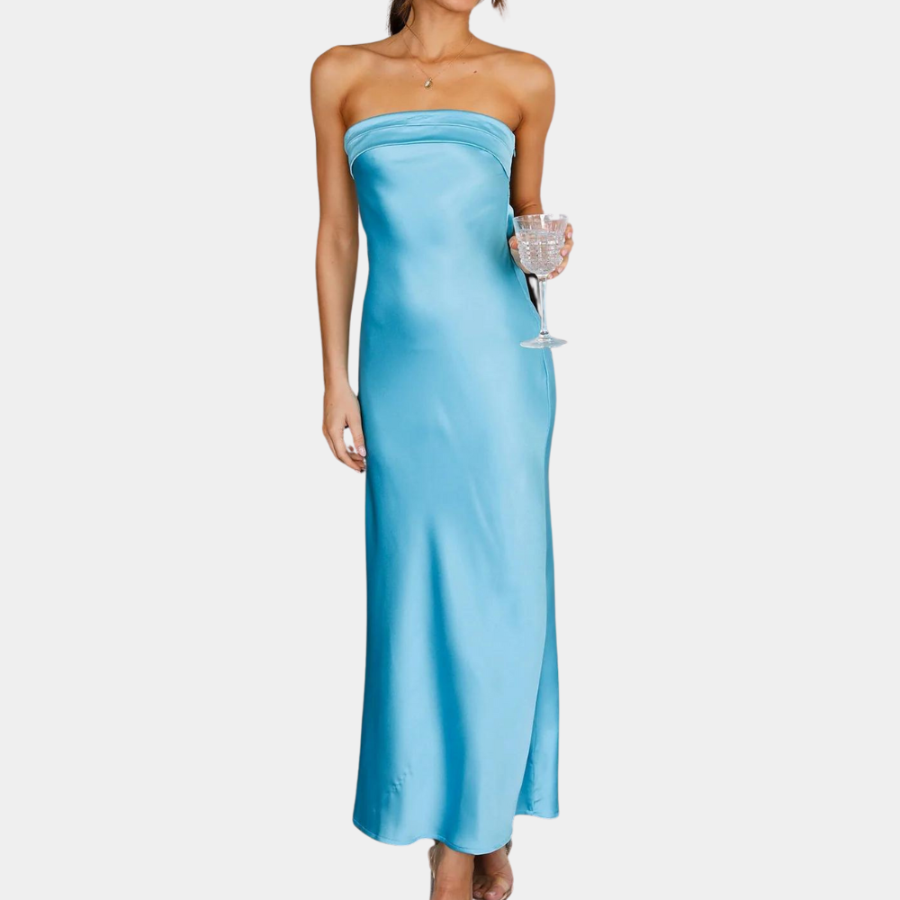 Beautiful Off Shoulder Evening Gown - OutfitLondon