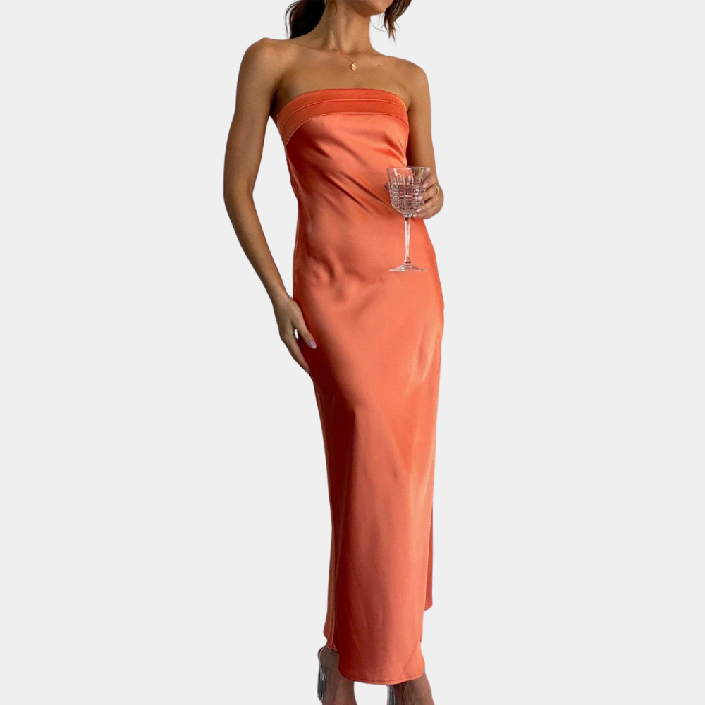 Beautiful Off Shoulder Evening Gown