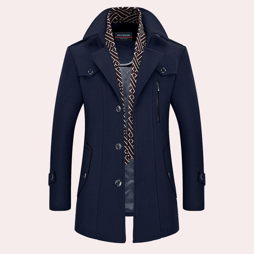 Classic Mens Leather Smart Jacket