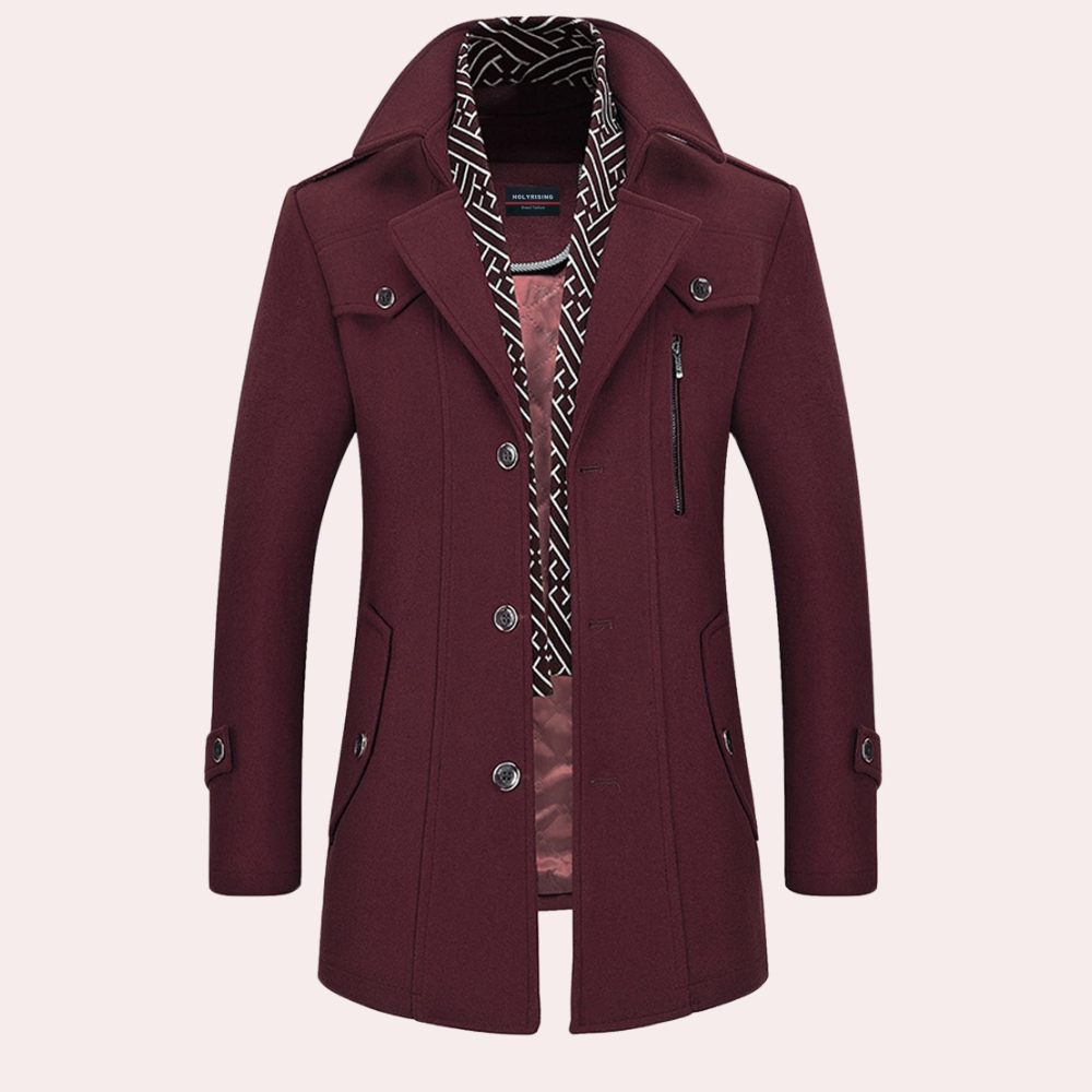 Classic Mens Leather Smart Jacket - OutfitLondon