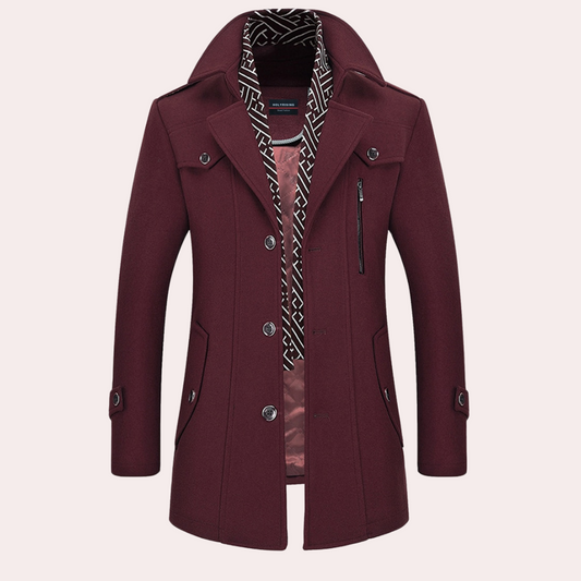 Classic Mens Leather Smart Jacket - OutfitLondon