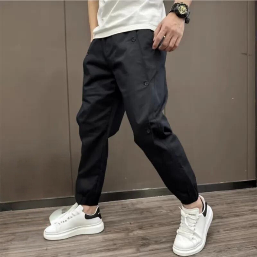 Relaxed Fit Men's Casual Trousers - OutfitLondon