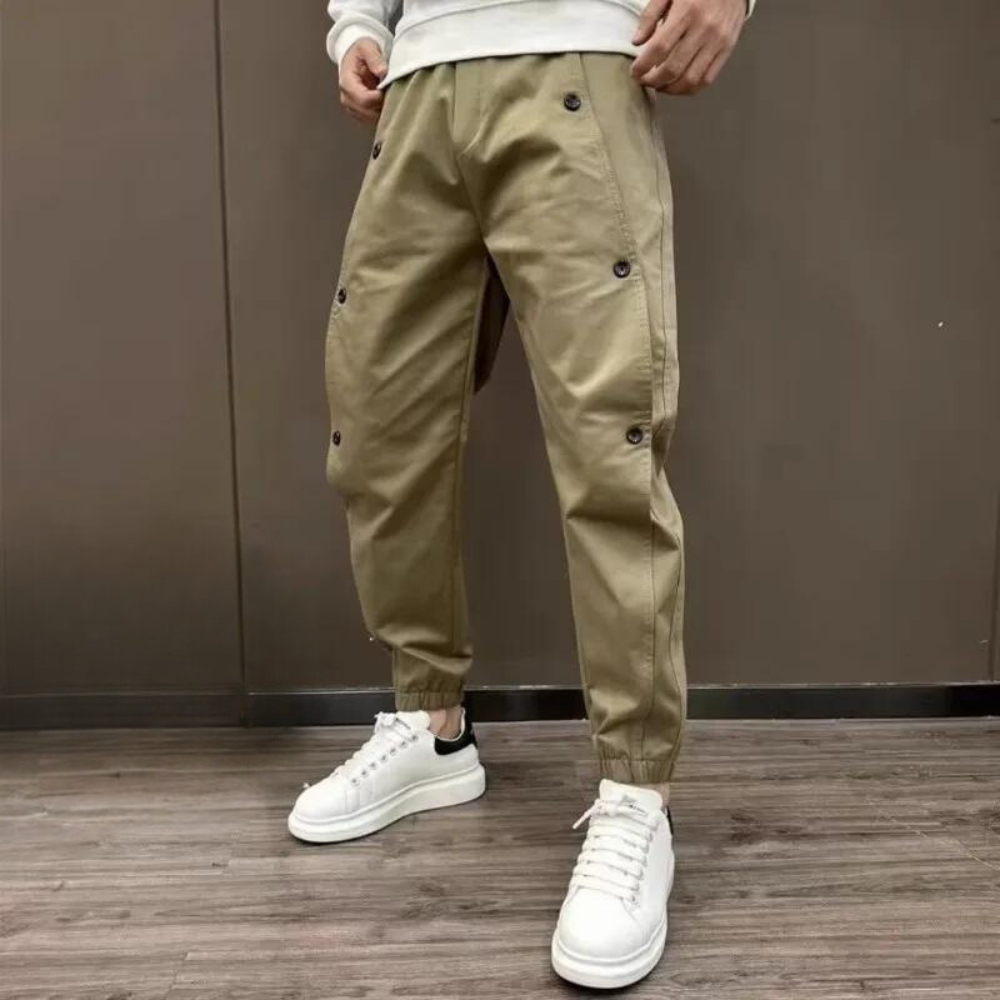 Relaxed Fit Men's Casual Trousers