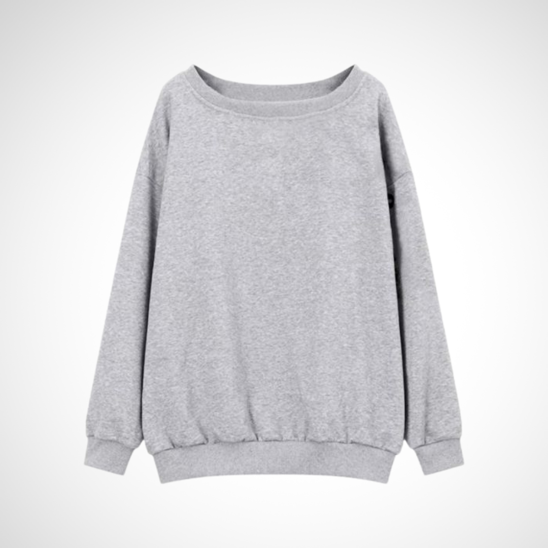 Relaxed Fit Crew Neck Winter Sweater