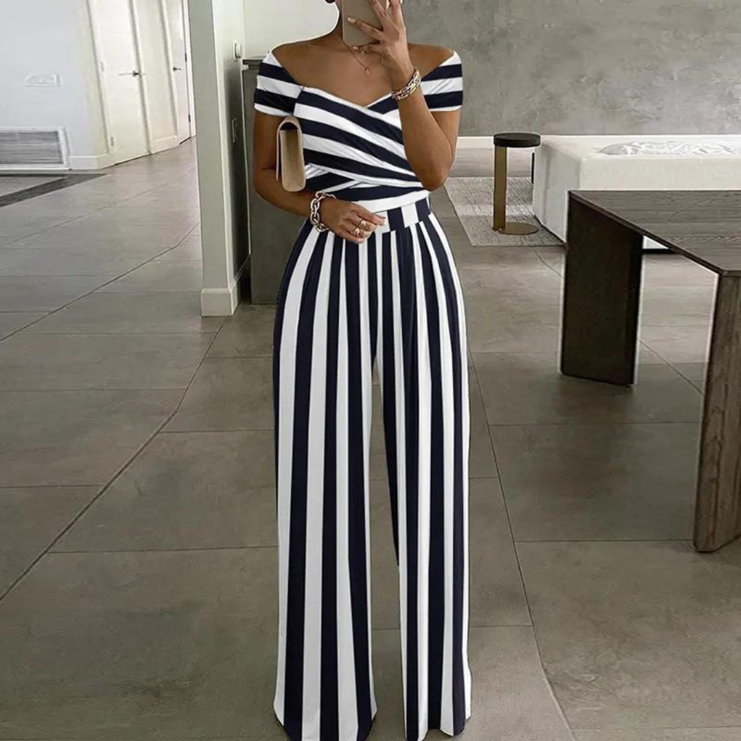 Trendy Summer Flowy Jumpsuit