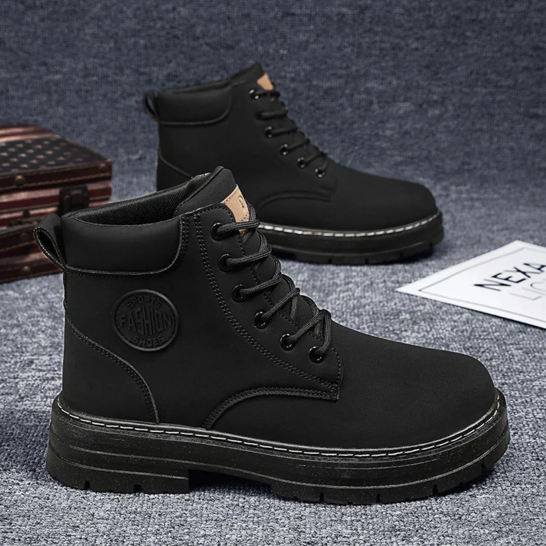 Vintage Leather Men's Boots - OutfitLondon