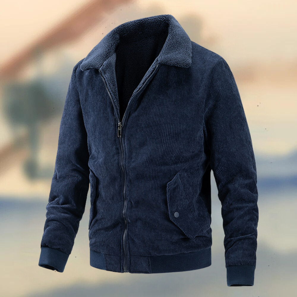 Classic Men's Corduroy Jacket: Stylish and Very Comfortable - OutfitLondon