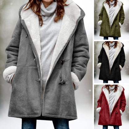 Cozy Faux Suede Winter Coat