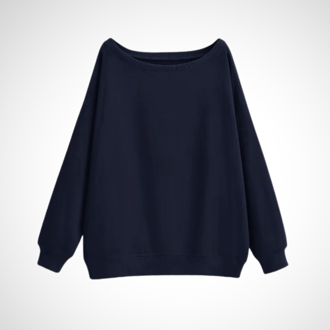 Relaxed Fit Crew Neck Winter Sweater