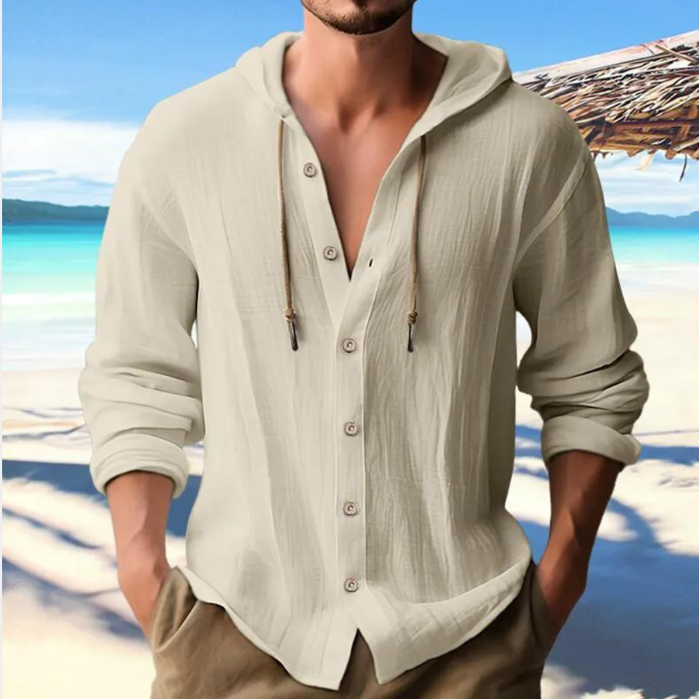 Comfortable Mens Hooded Sweatshirt Long Sleeve