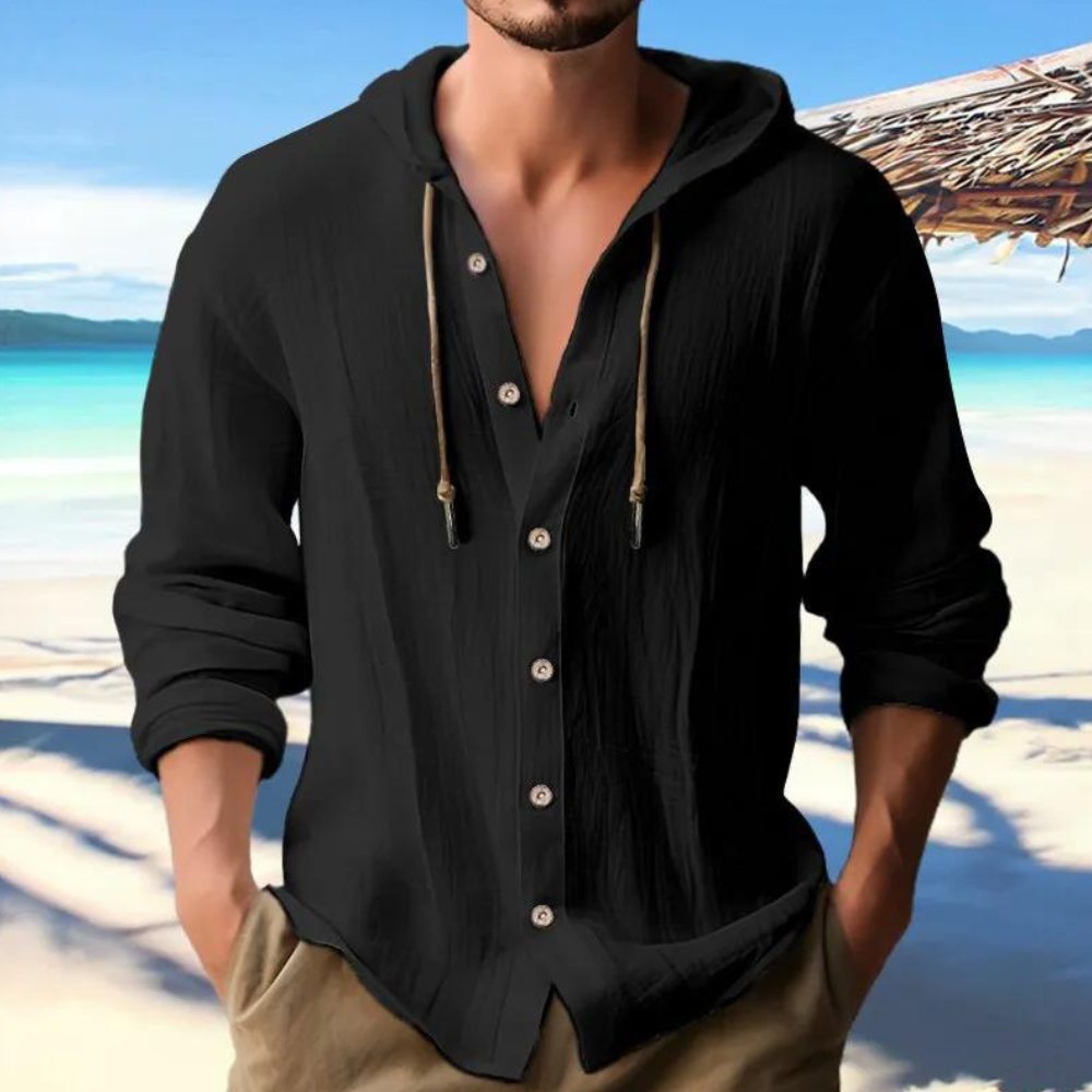 Comfortable Mens Hooded Sweatshirt Long Sleeve - OutfitLondon