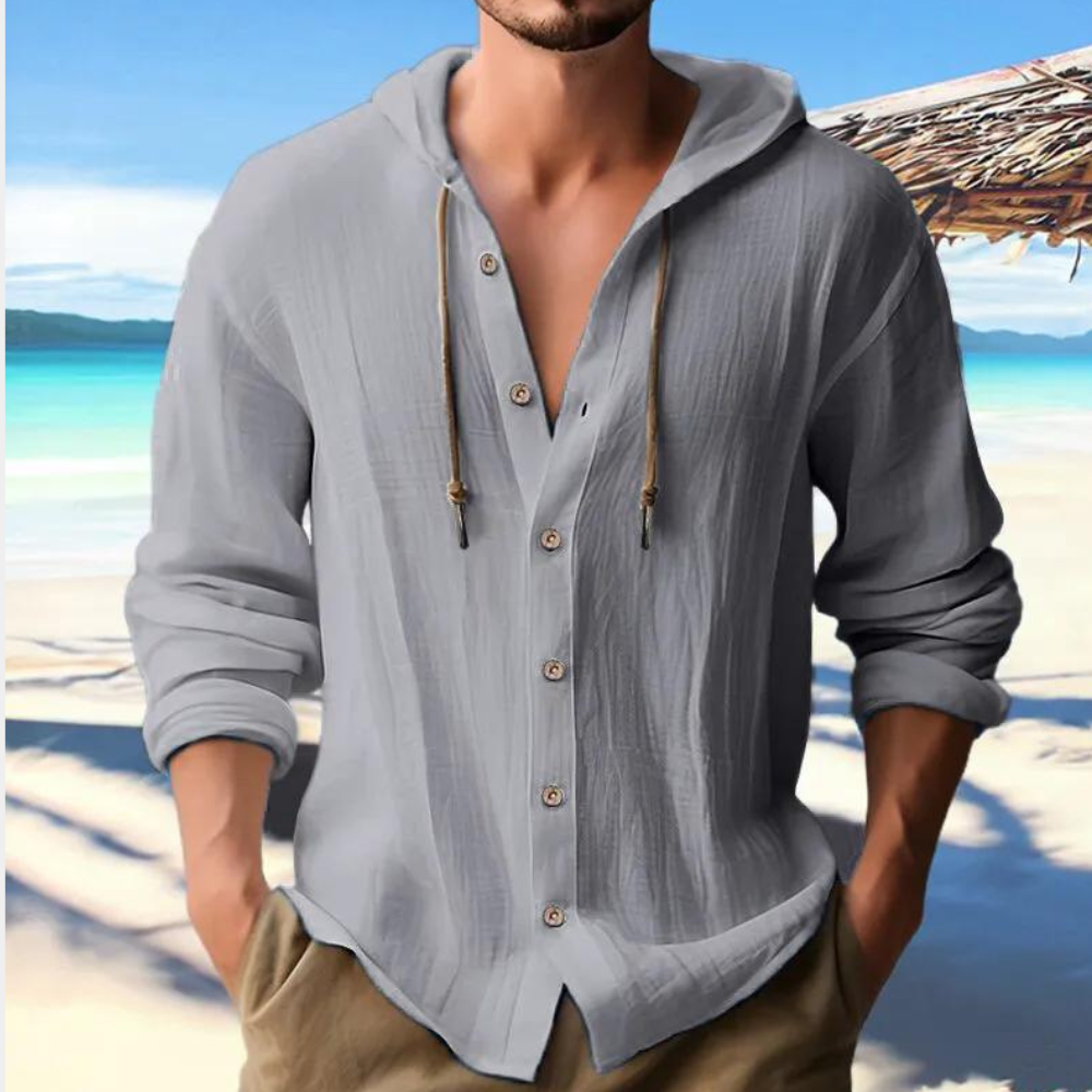 Comfortable Mens Hooded Sweatshirt Long Sleeve