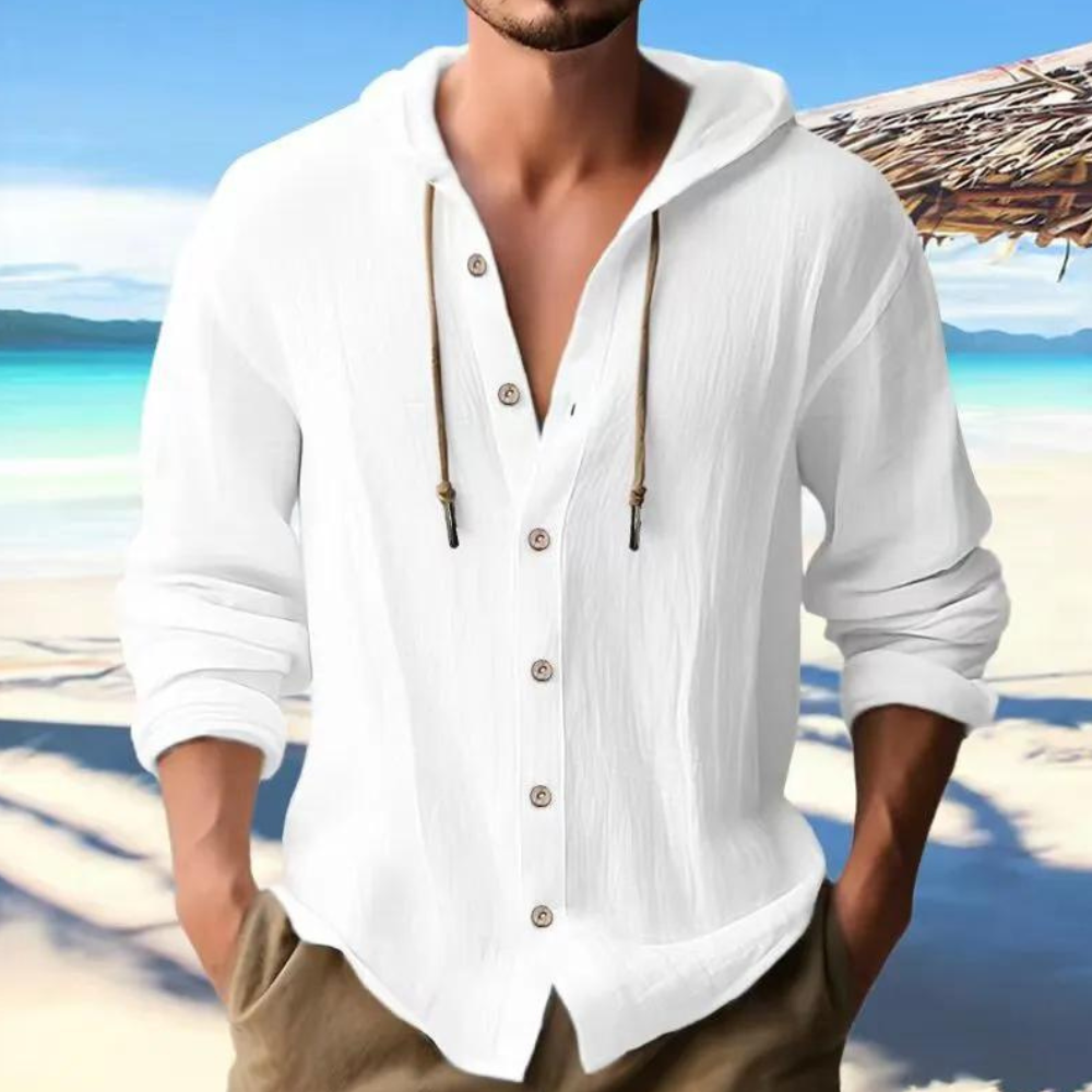 Comfortable Mens Hooded Sweatshirt Long Sleeve