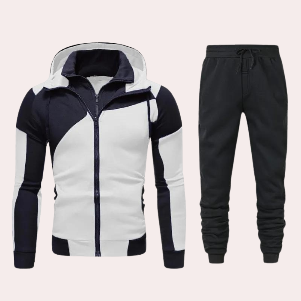 Comfortable Mens 2-Piece Tracksuit Set