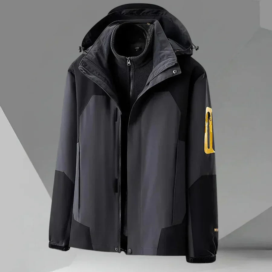 Waterdichte mannen regenjassen met kap - OutfitLondon